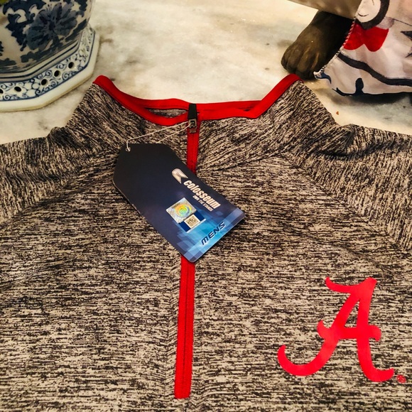 ALABAMA 3/4 zip Pullover Jacket S NWT! 2B1 - Picture 2 of 8